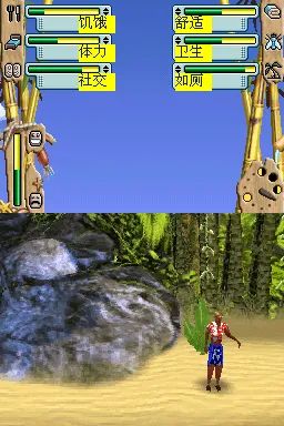 模拟人生2：孤岛物语／生存游戏／漂流者NDS游戏截图第10张