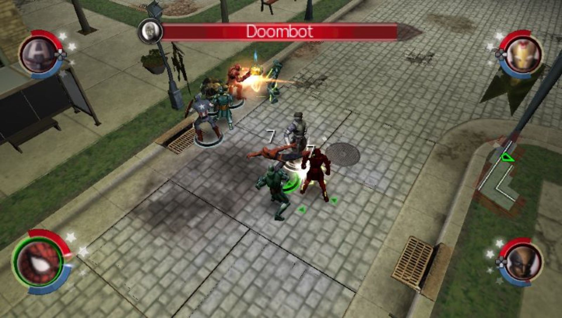 漫画英雄：终极联盟2PSP游戏截图第5张