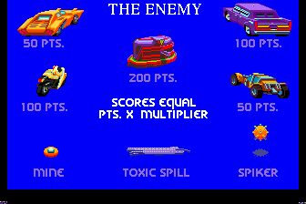 爆裂赛车／火爆公路赛车MD游戏截图第5张