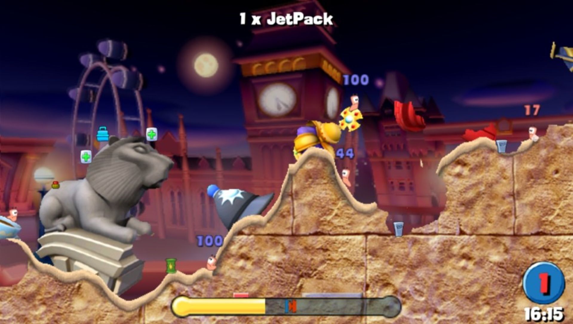 百战天虫：开战时刻1PSP游戏截图第11张