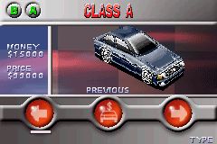 东京极限竞速车GBA游戏截图第4张
