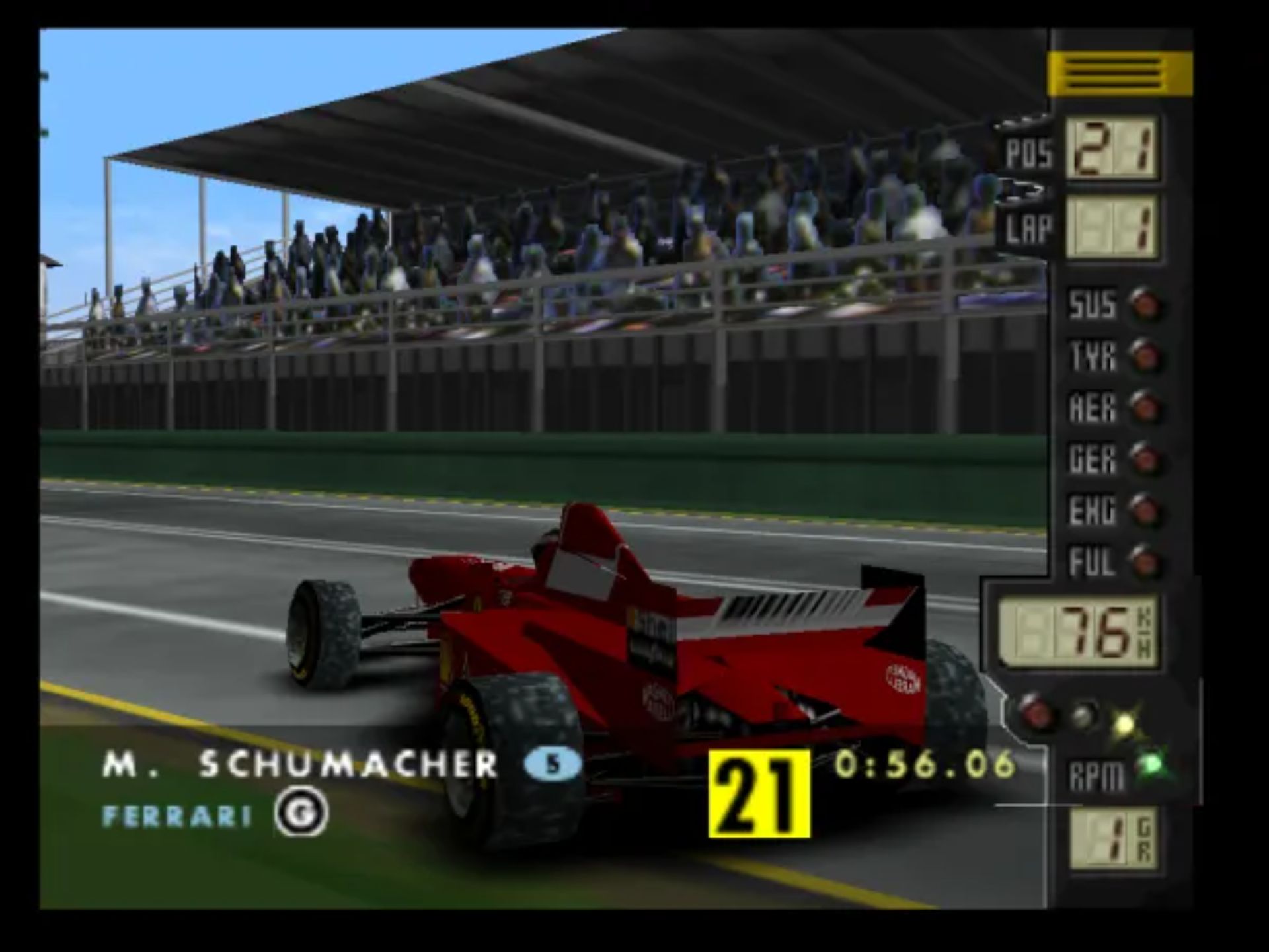 F1国际赛车大奖赛N64游戏截图第8张