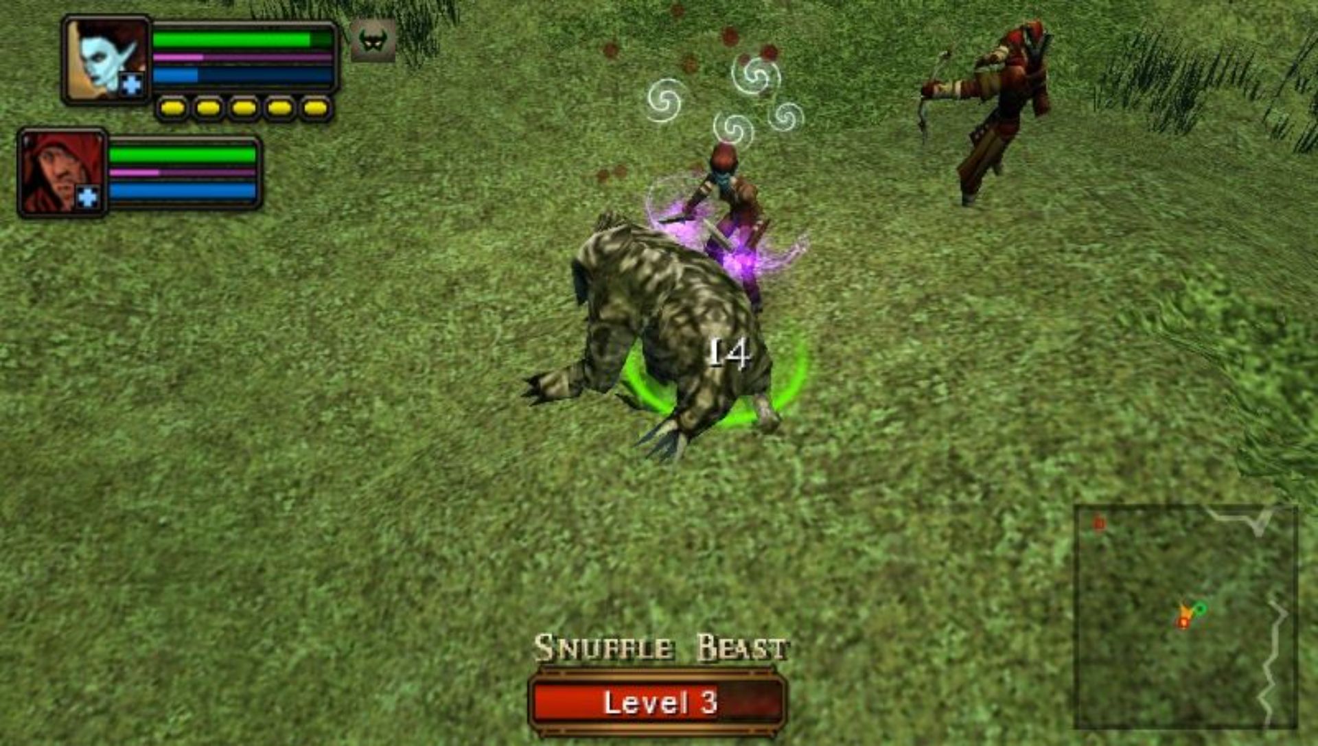 地牢围攻：痛苦的王座PSP游戏截图第6张