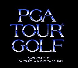 美国职业高尔夫巡回赛SFC游戏截图第1张