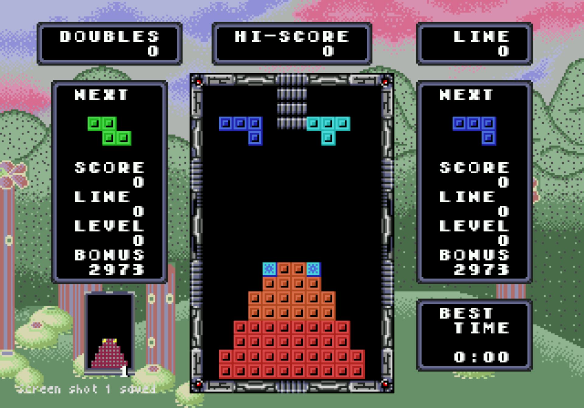 世嘉俄罗斯方块／闪光点MD游戏截图第2张