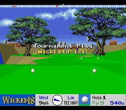 魔鬼球场高尔夫SFC游戏截图第2张