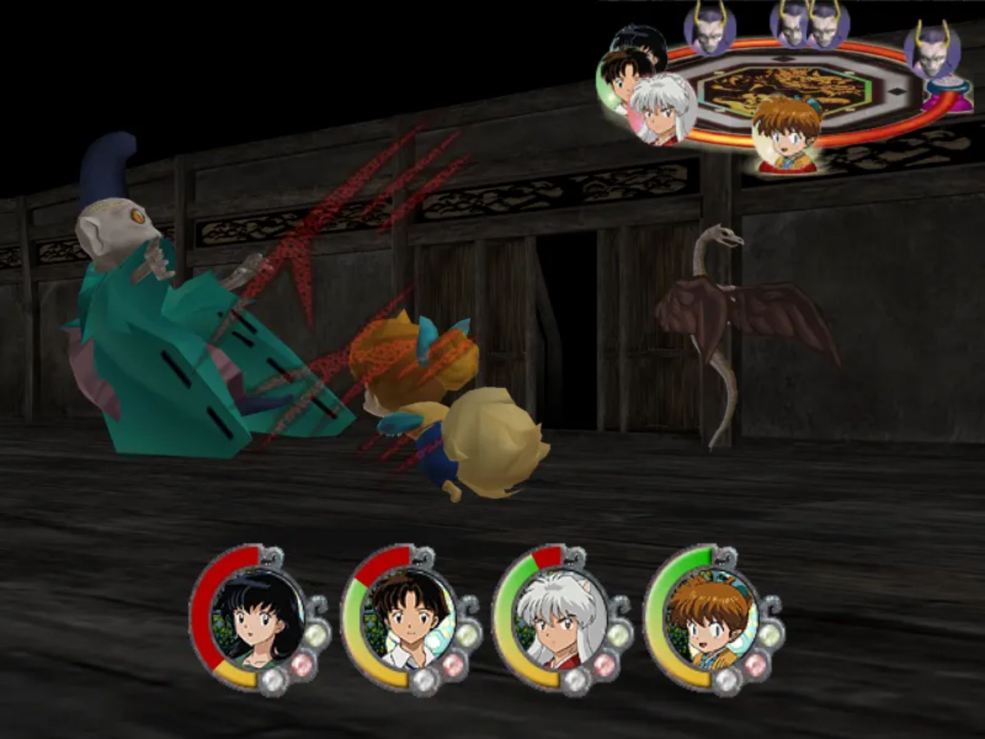 犬夜叉：诅咒的假面PS2游戏截图第18张