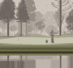 芹泽信雄的高尔夫／机器人高尔夫SFC游戏截图第3张