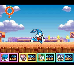 顽皮兔大运动会／兔宝宝历险记之古怪运动会SFC游戏截图第10张