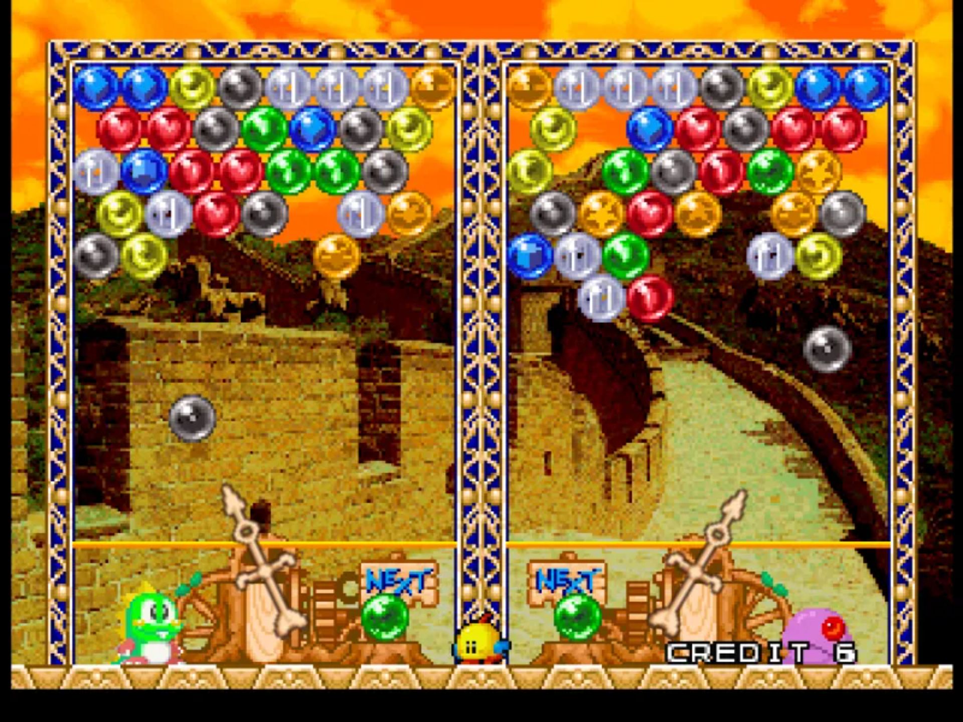 泡泡龙2：街机版N64游戏截图第9张