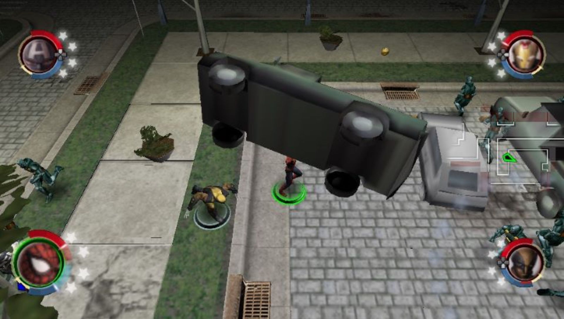 漫画英雄：终极联盟2PSP游戏截图第9张