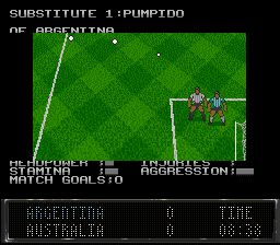 世界杯前锋足球SFC游戏截图第9张
