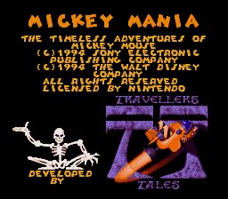 米奇狂想者／疯狂米奇：米老鼠的永恒冒险SFC游戏截图第2张