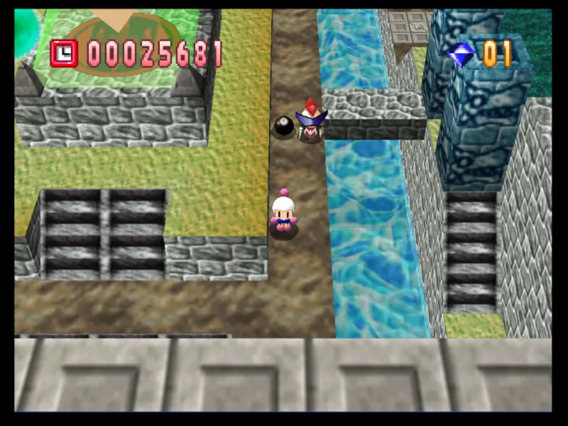 爆：炸弹人N64游戏截图第10张