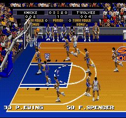 特库摩超级NBA篮球SFC游戏截图第19张