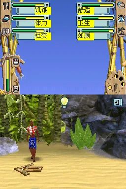 模拟人生2：孤岛物语／生存游戏／漂流者NDS游戏截图第15张