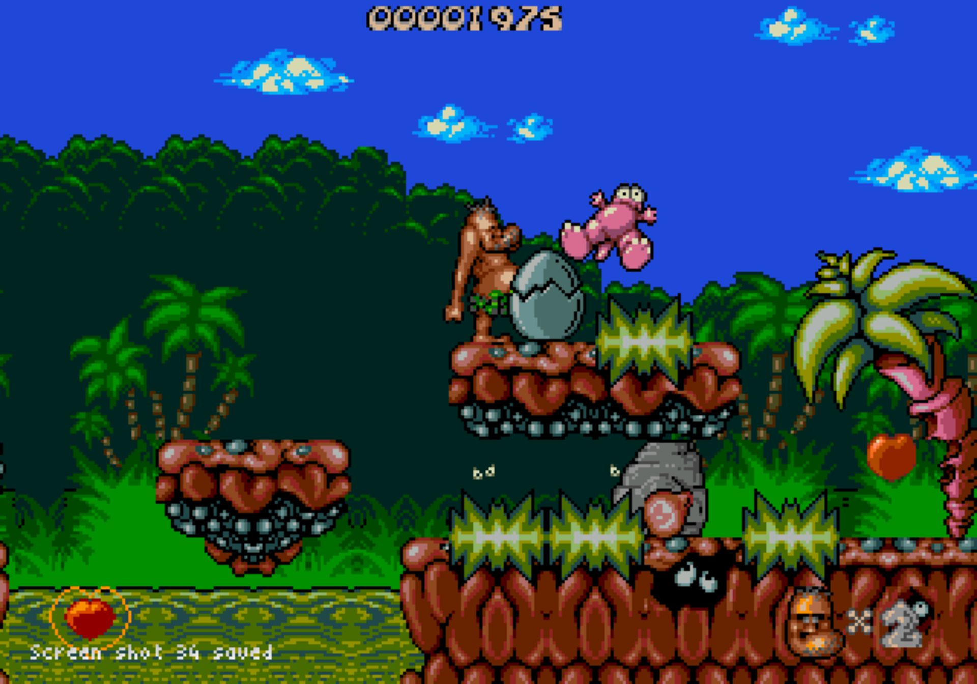 呆呆原始人1MD游戏截图第8张