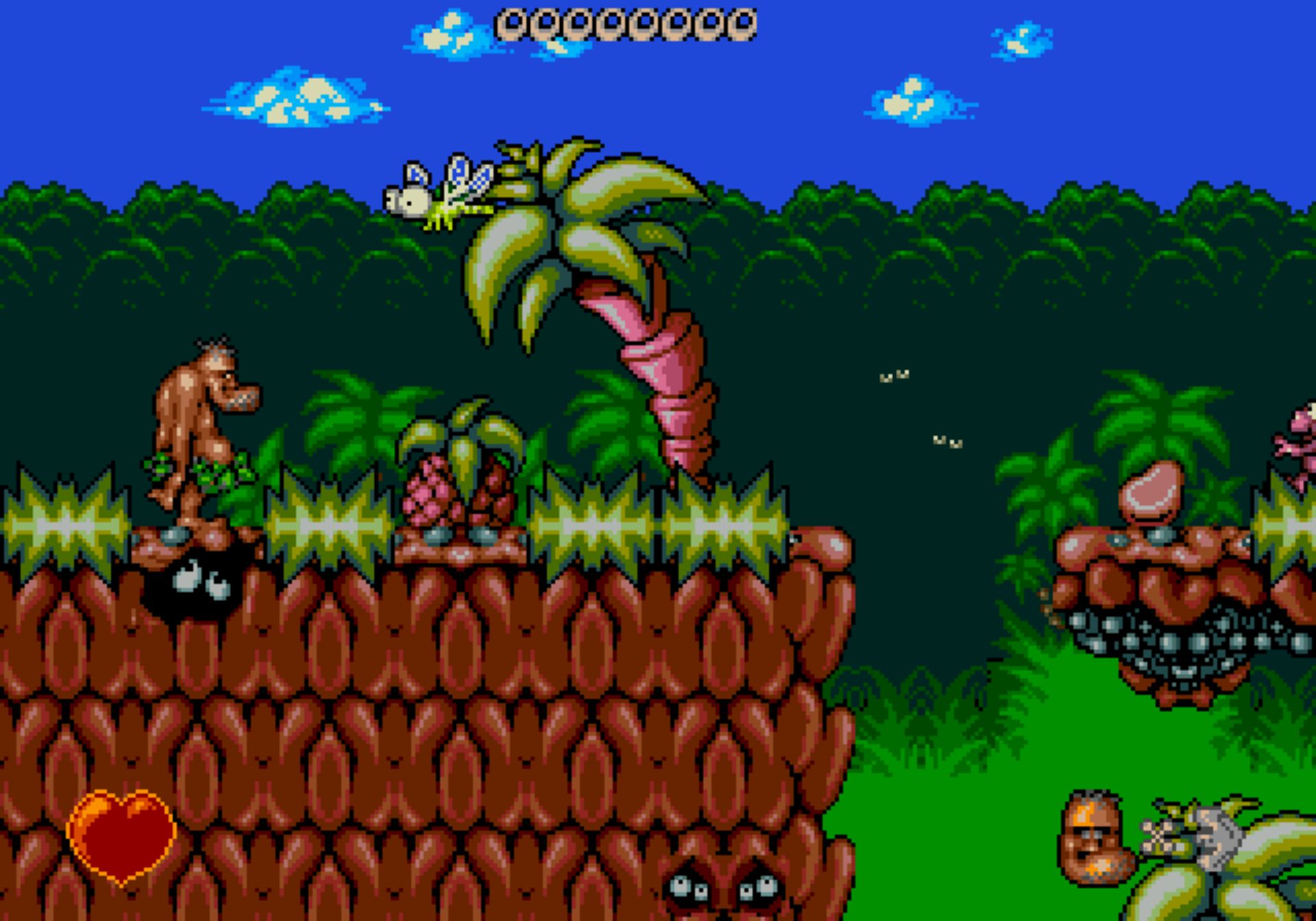 呆呆原始人1MD游戏截图第4张