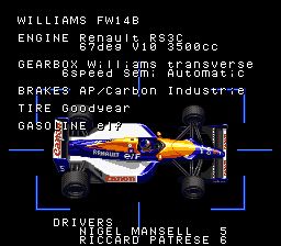 F1 GP大奖赛2SFC游戏截图第5张