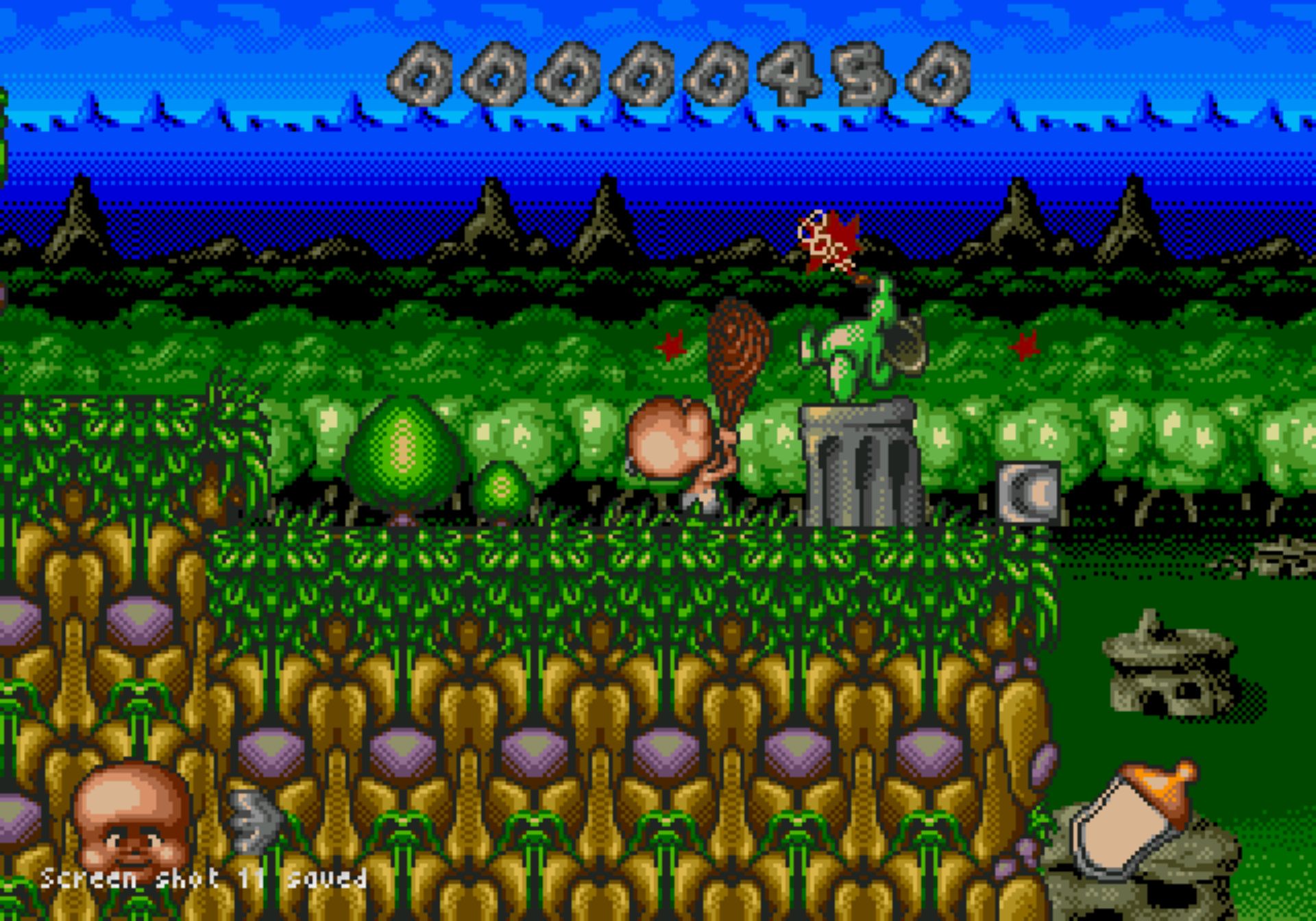 呆呆原始人2MD游戏截图第5张