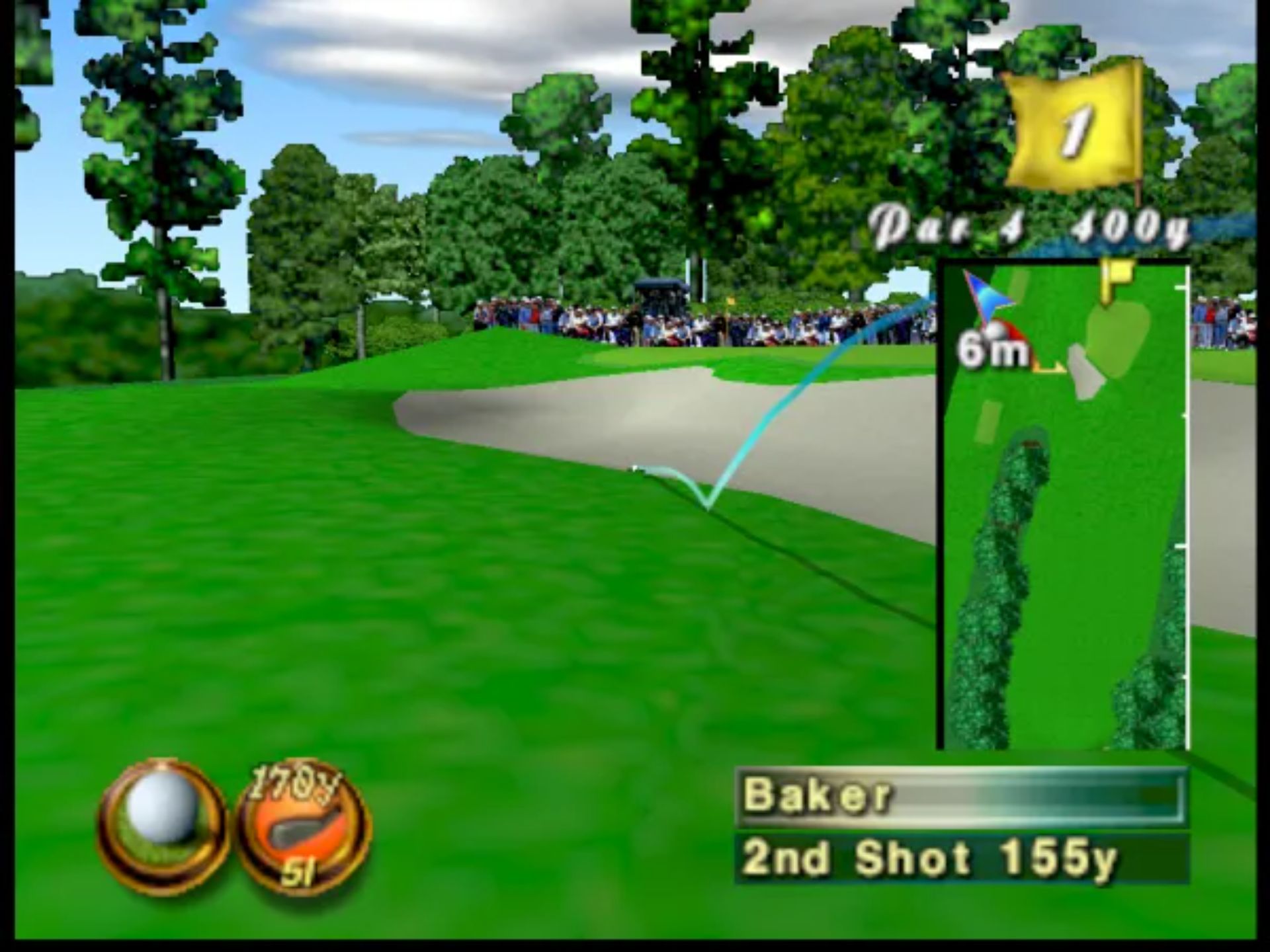 遥远的奥古斯塔大师赛98N64游戏截图第13张