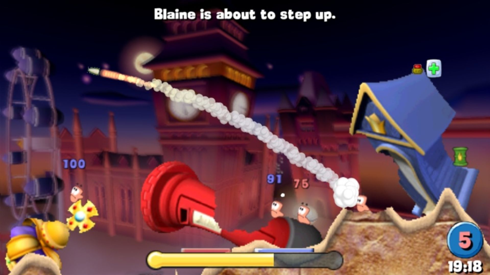 百战天虫：开战时刻1PSP游戏截图第5张