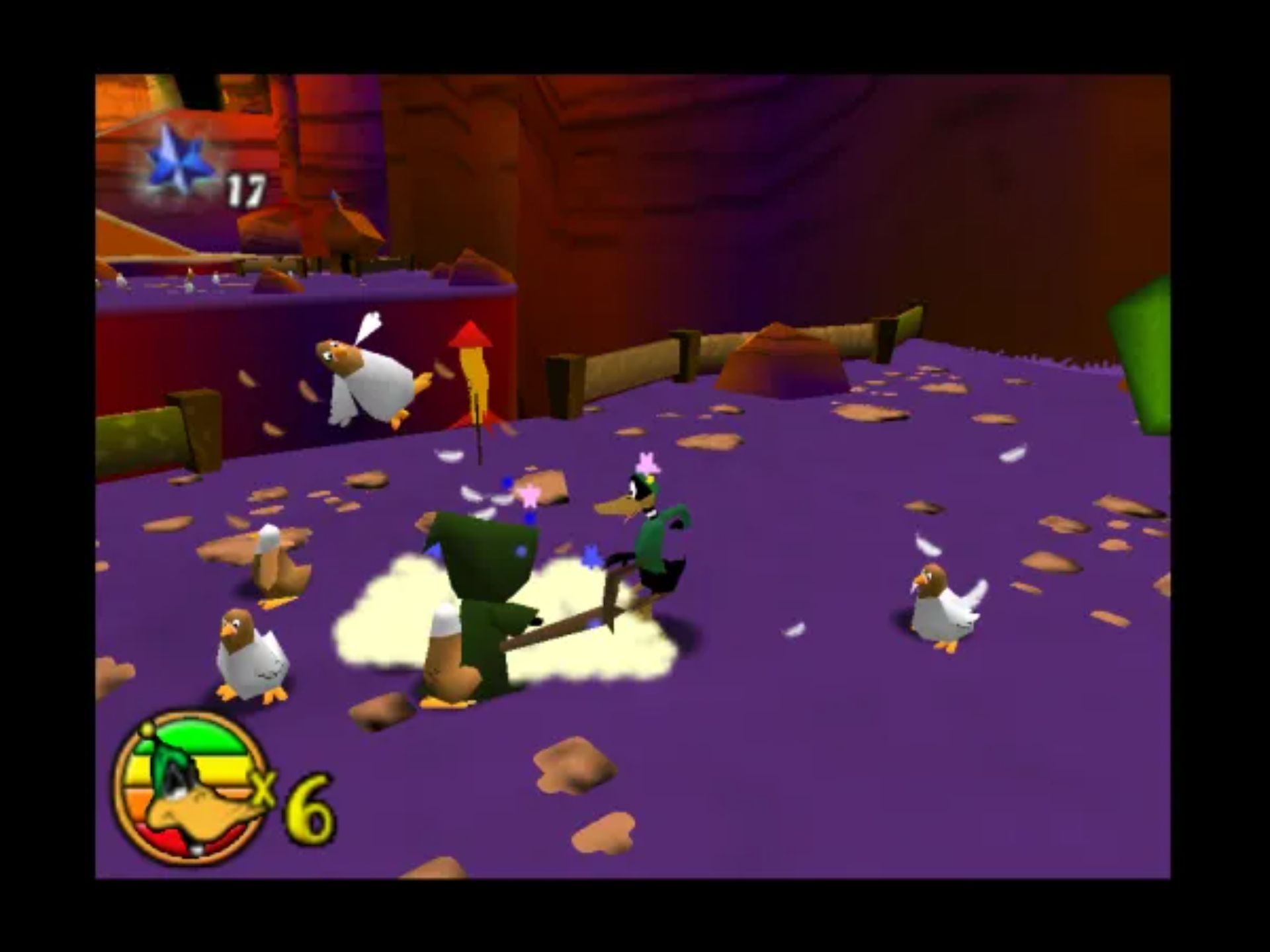 道奇鸭火星历险记N64游戏截图第21张