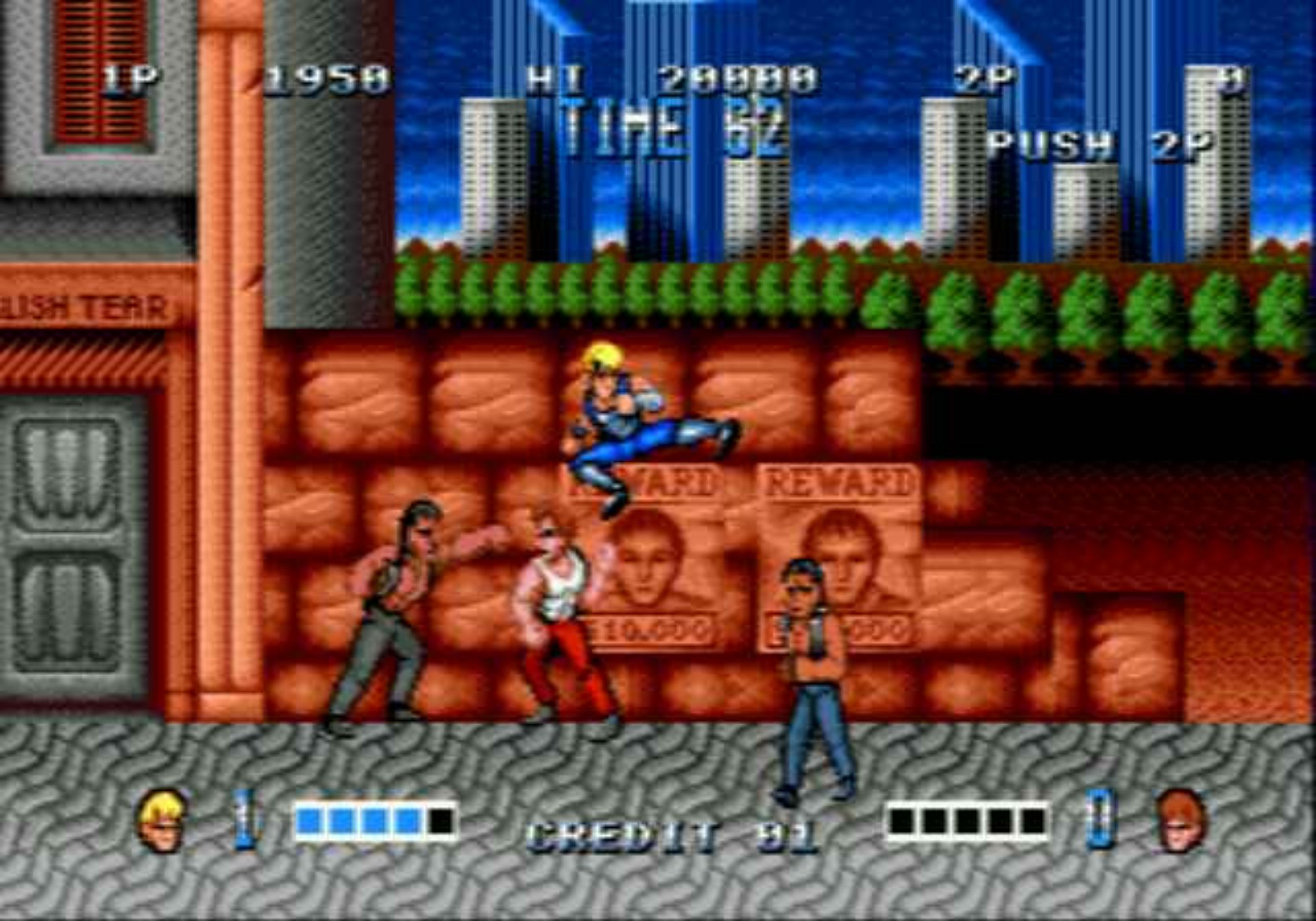 双截龙1MD游戏截图第7张