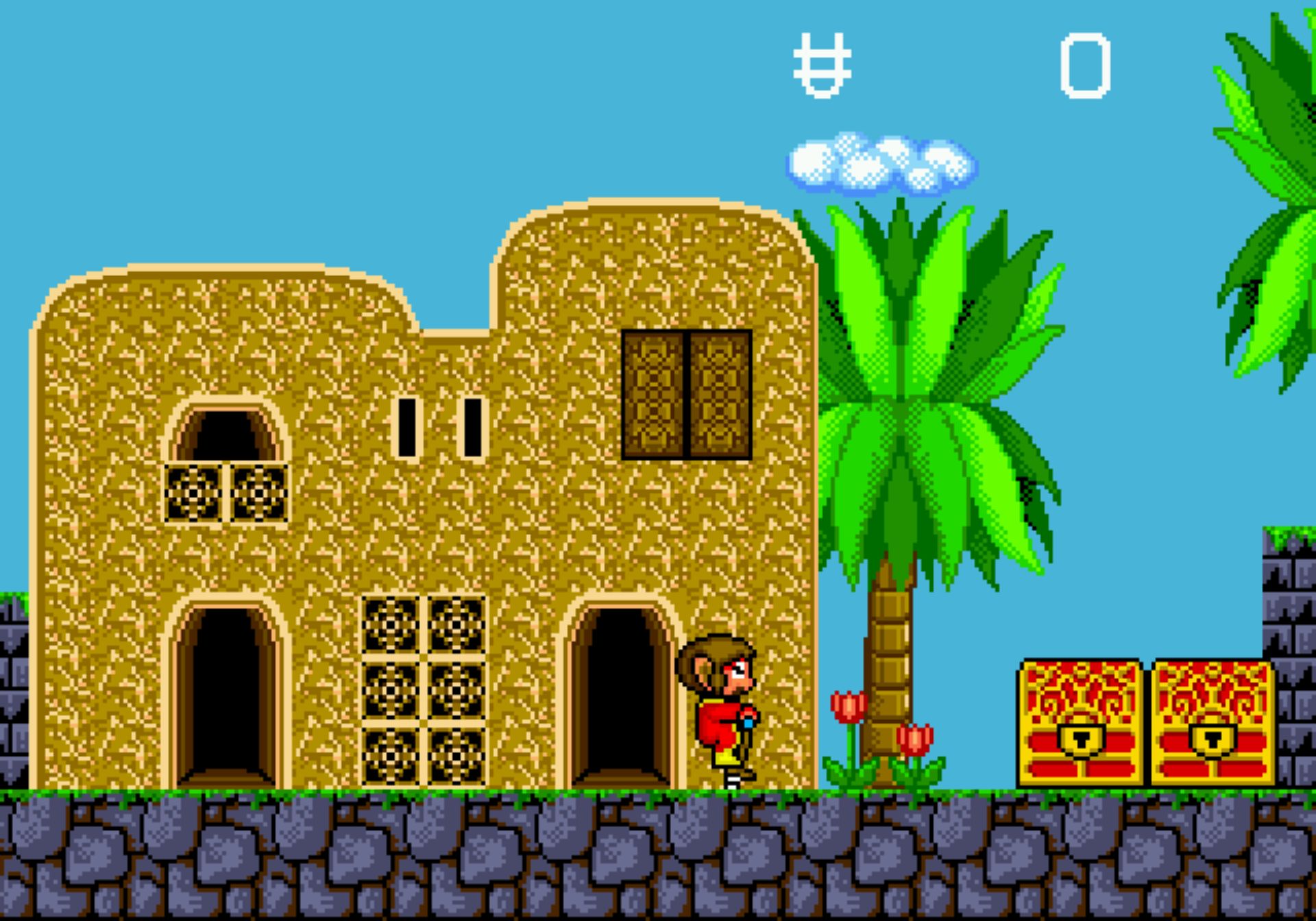 阿历克斯小子：天空的魔城MD游戏截图第9张