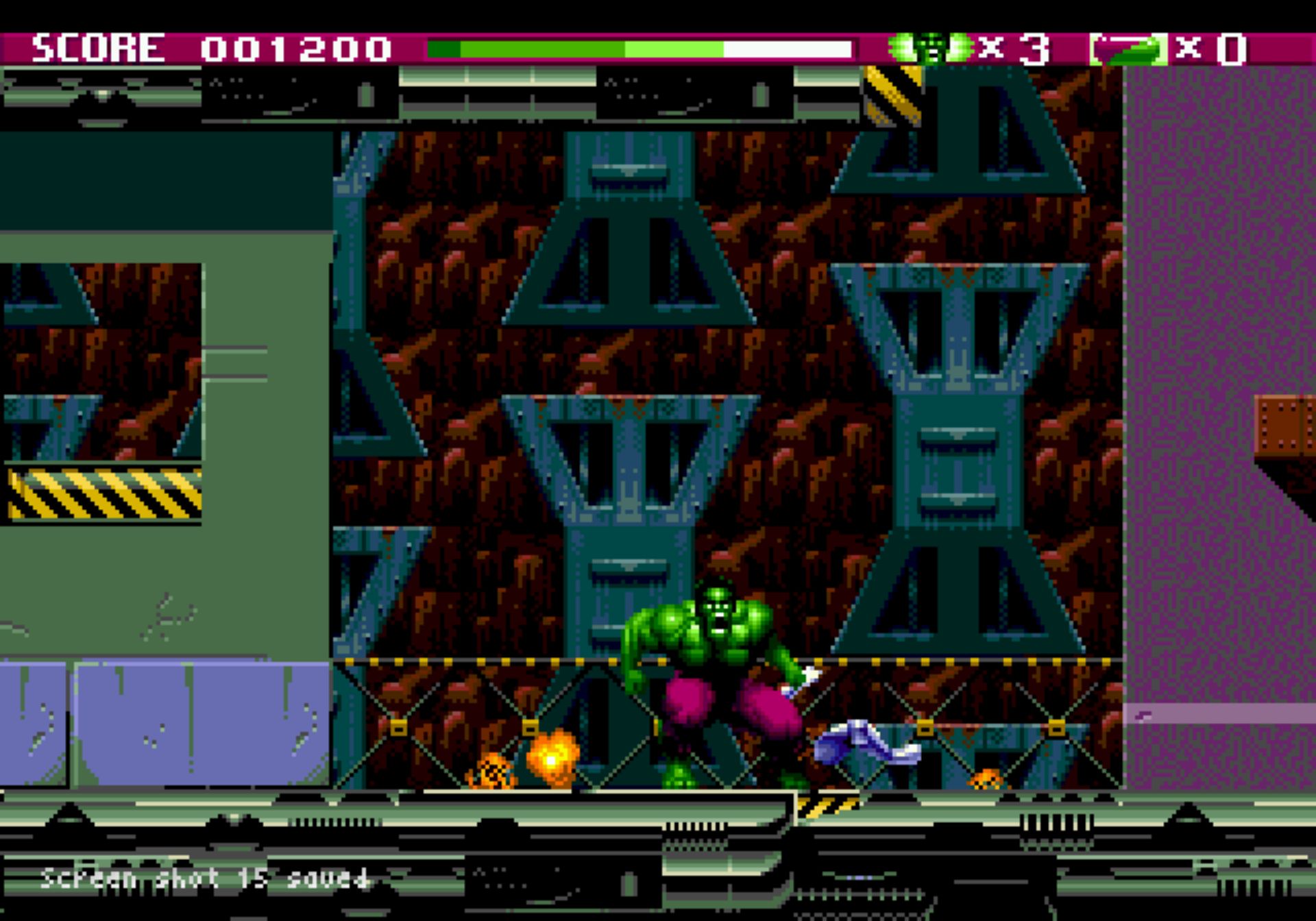 绿巨人／无敌浩克MD游戏截图第6张