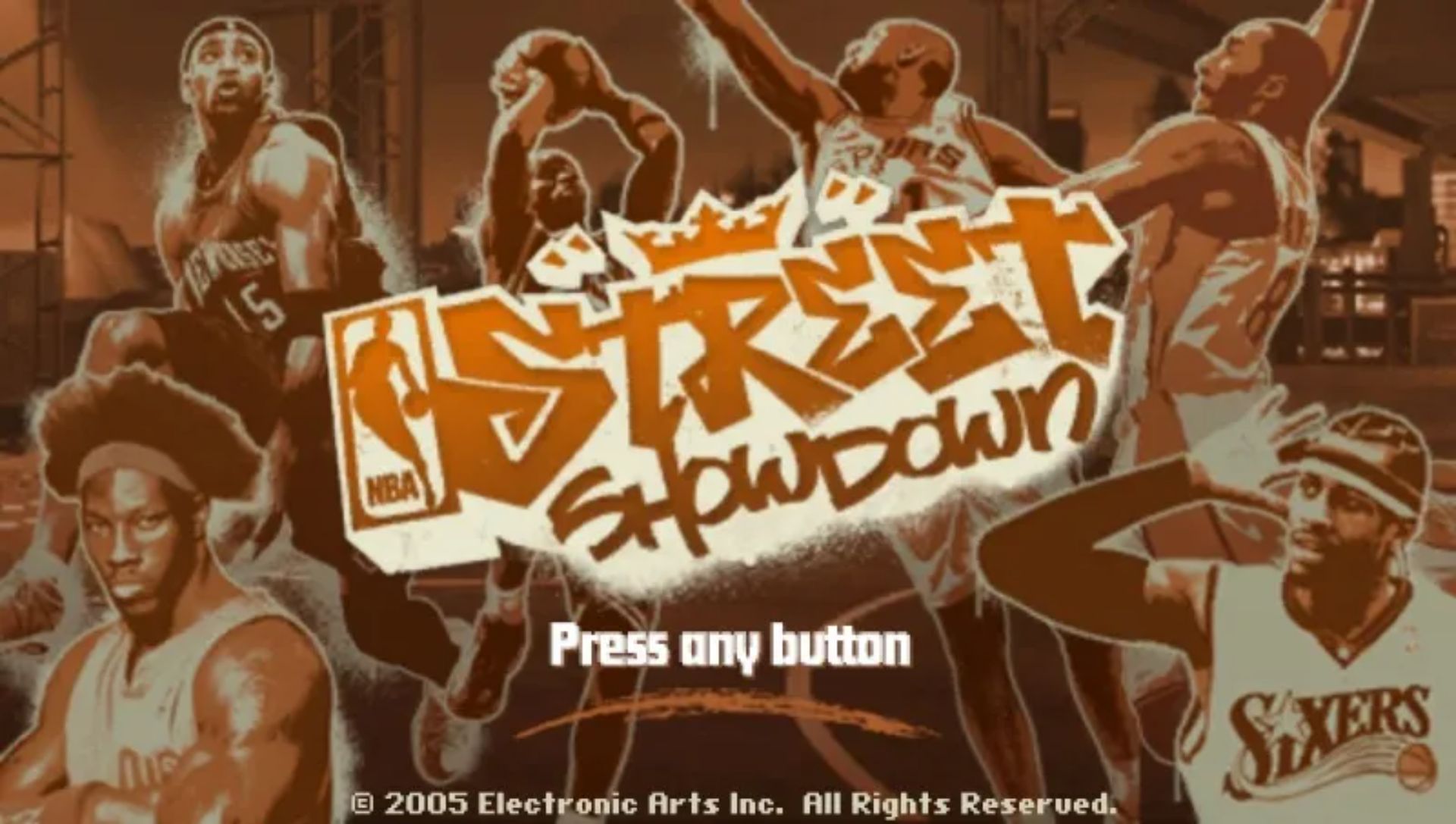 NBA街头篮球PSP游戏截图第2张