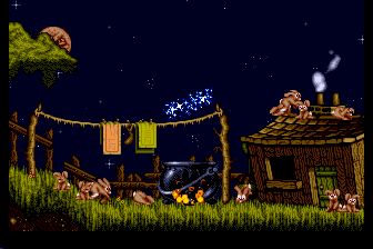 天才向前走／顽皮小巫师MD游戏截图第4张