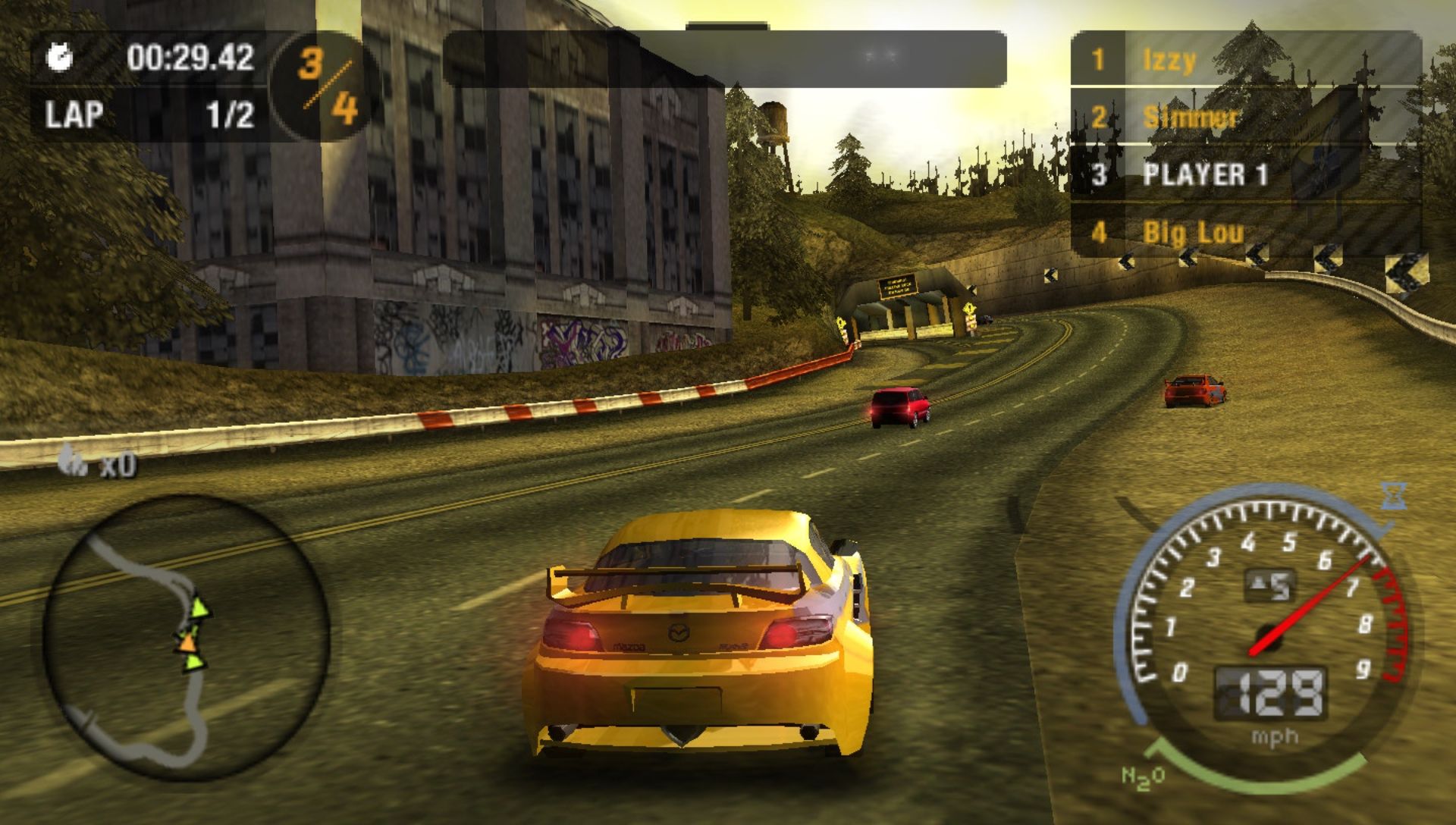 极品飞车：最高通缉PSP游戏截图第10张