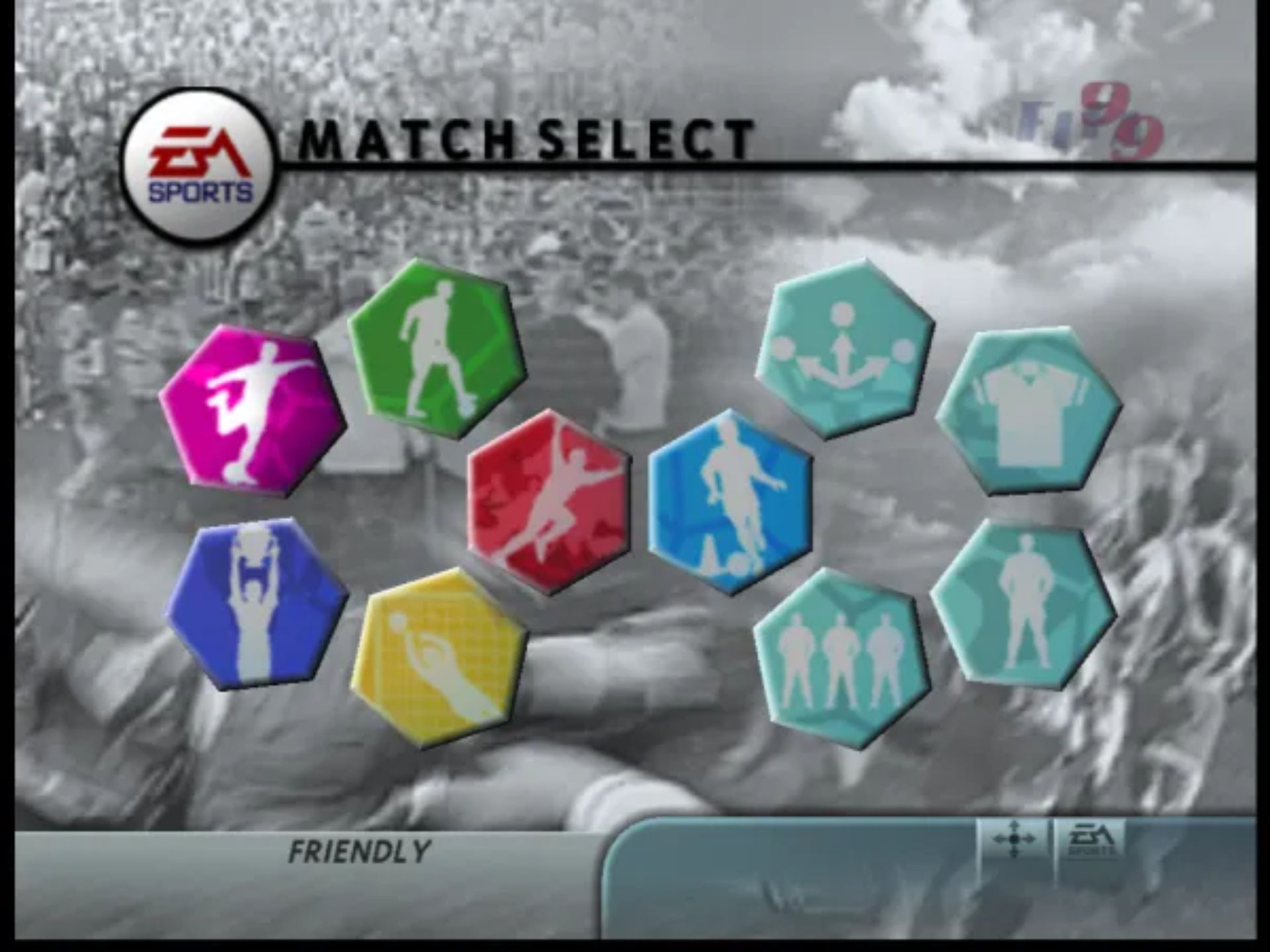 FIFA足球99N64游戏截图第14张