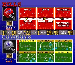 NFL职业美式足球94SFC游戏截图第17张