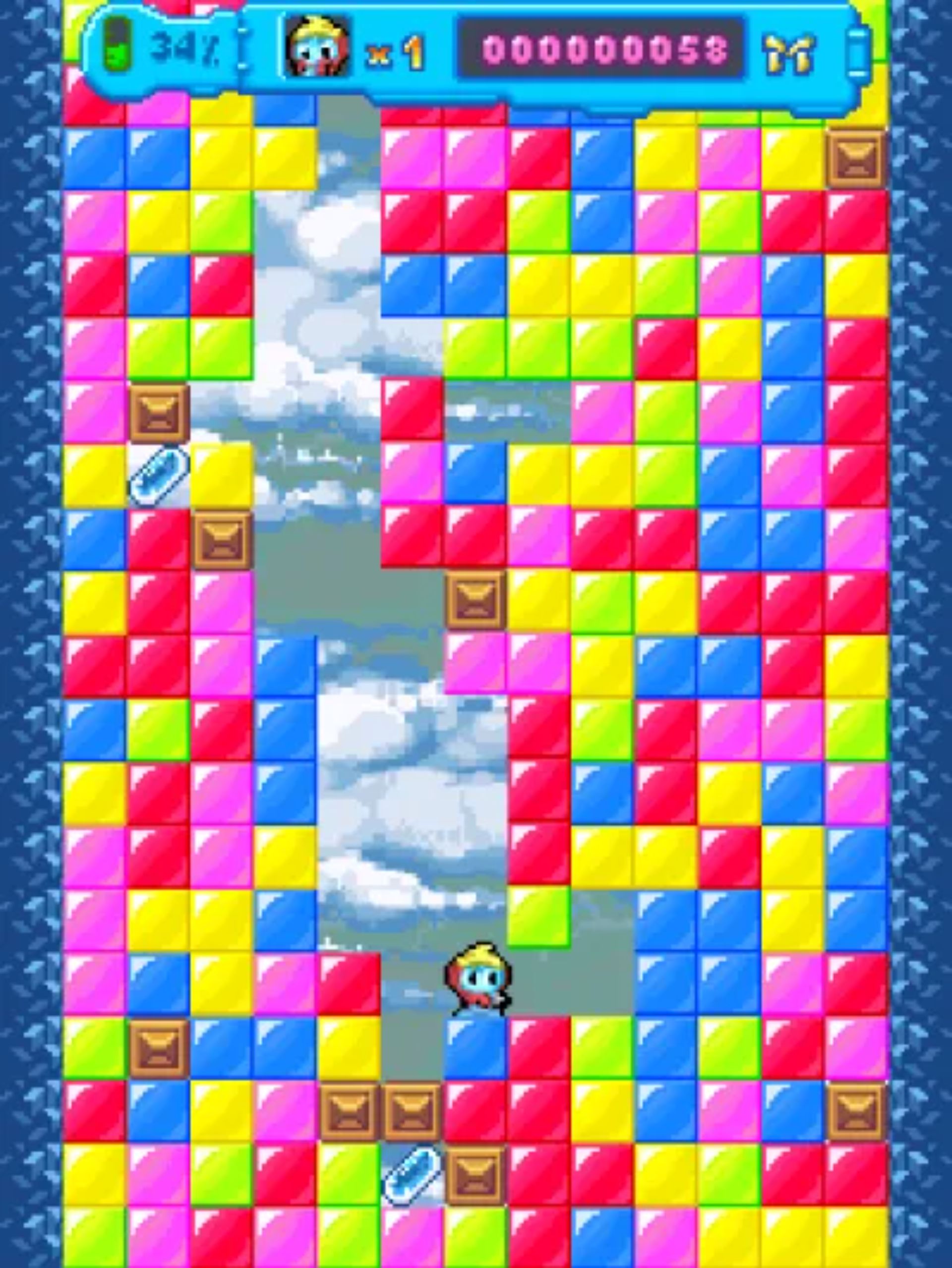 钻地小子：方块大消除Java游戏截图第3张