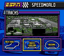 超速世界赛车转播SFC游戏截图第4张