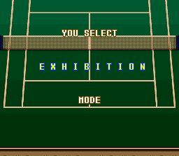 超级回合网球SFC游戏截图第1张