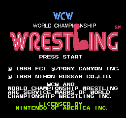FC体育游戏《WCW世界摔角赛》锦标赛密码与秘籍大全