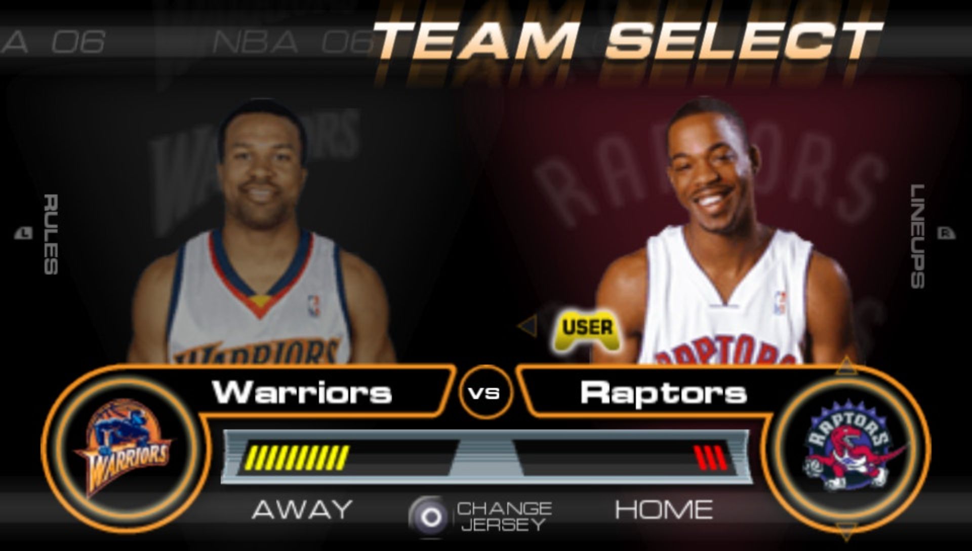 美国职业篮球联赛06PSP游戏截图第3张