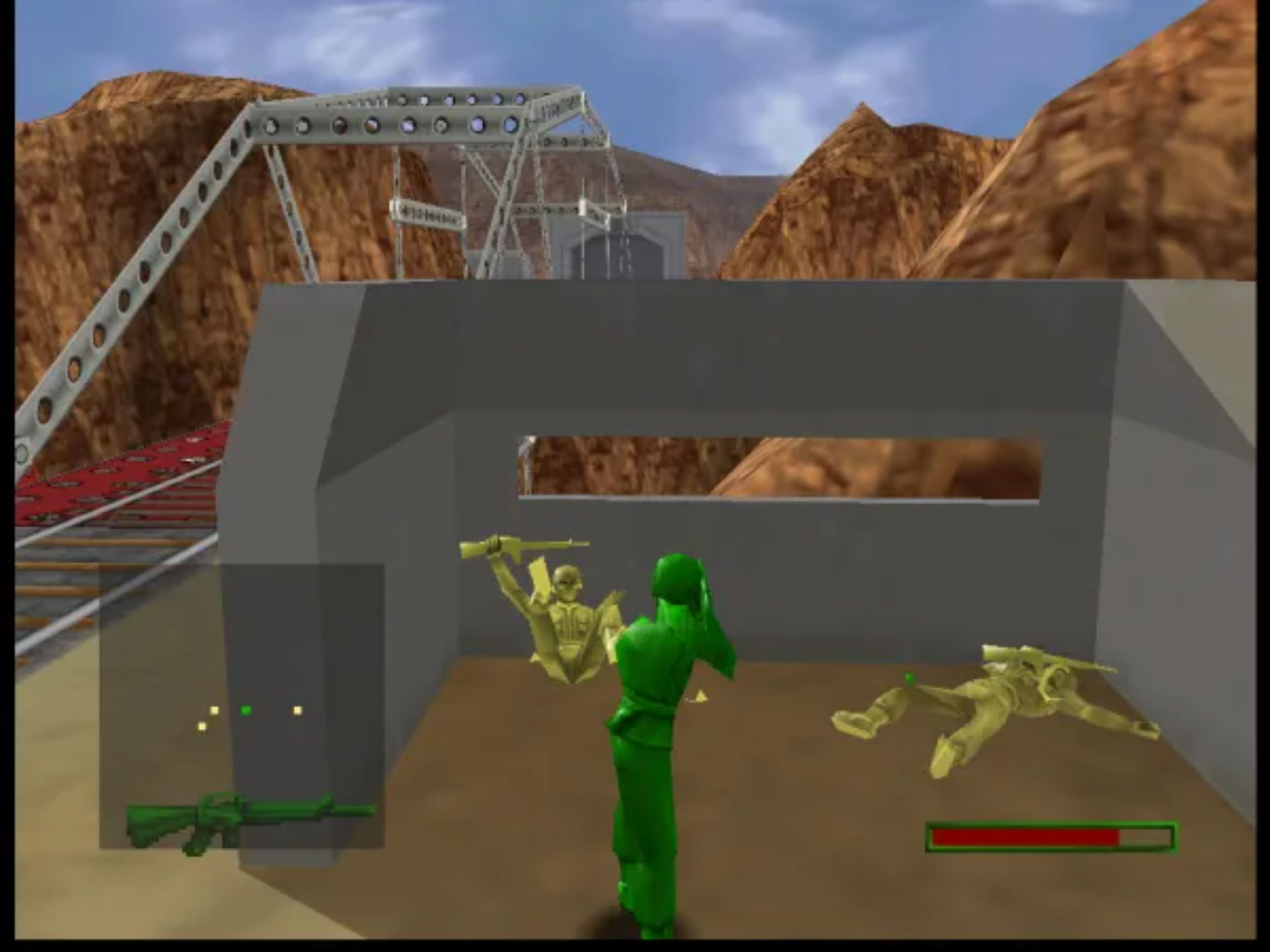 玩具兵大战：萨基英雄2N64游戏截图第15张