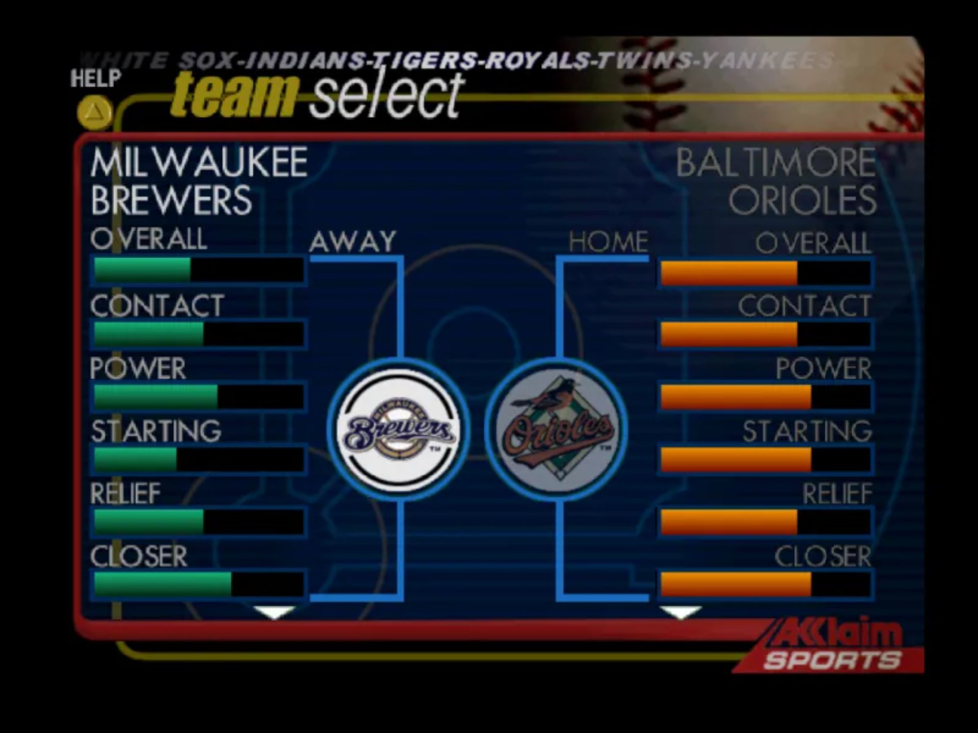 全明星棒球2001N64游戏截图第4张