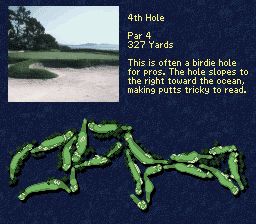 圆石滩高尔夫SFC游戏截图第3张