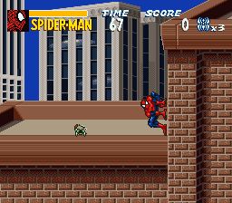 蜘蛛人：致命敌人SFC游戏截图第4张