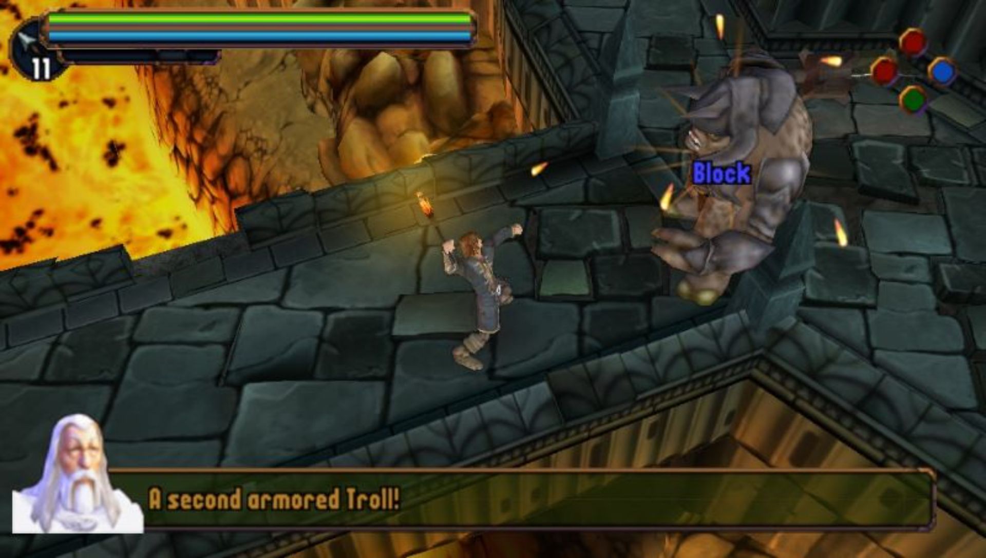 指环王：阿拉贡的冒险PSP游戏截图第7张