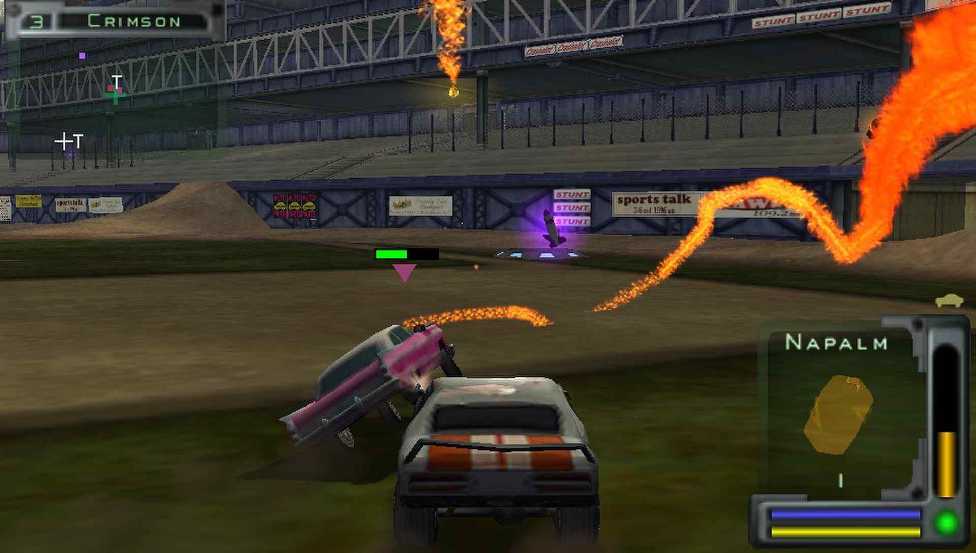 烈火战车：勇往直前PSP游戏截图第11张