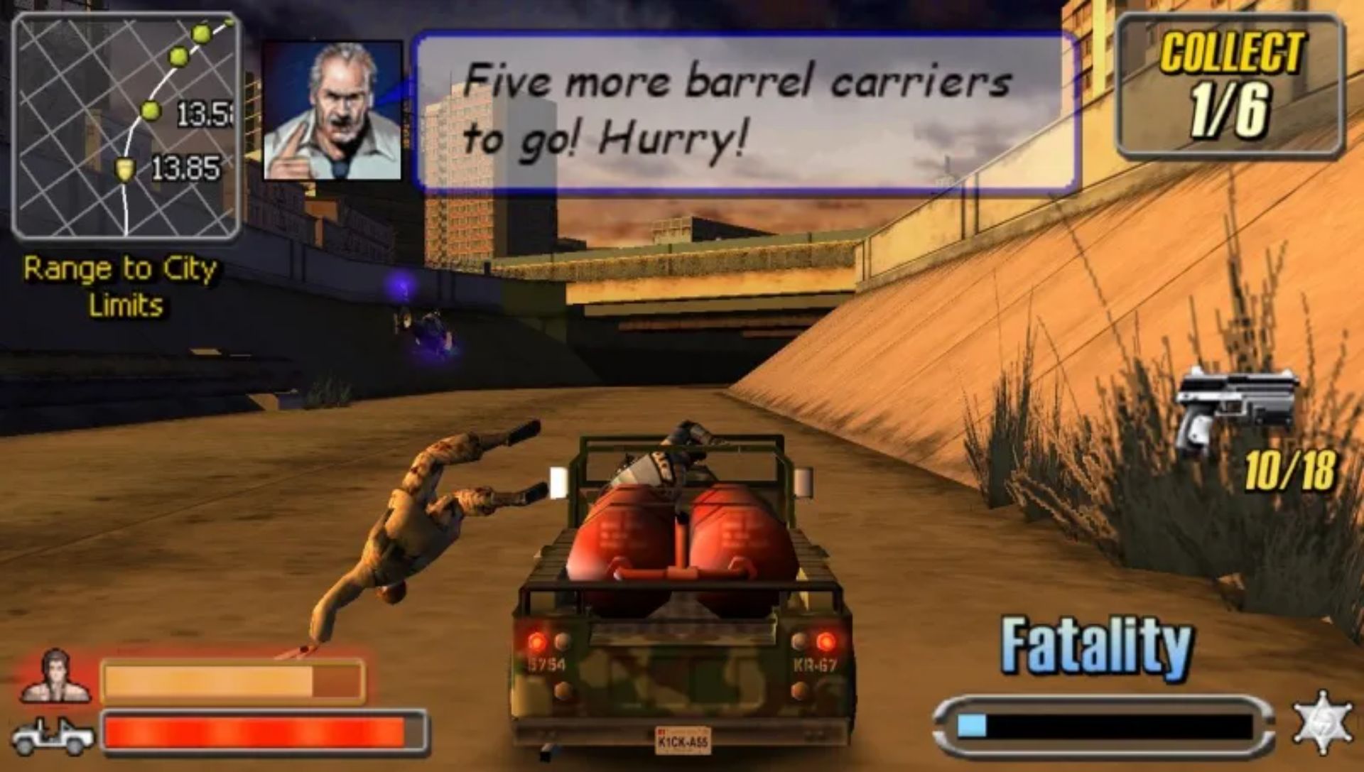 强力追击PSP游戏截图第6张