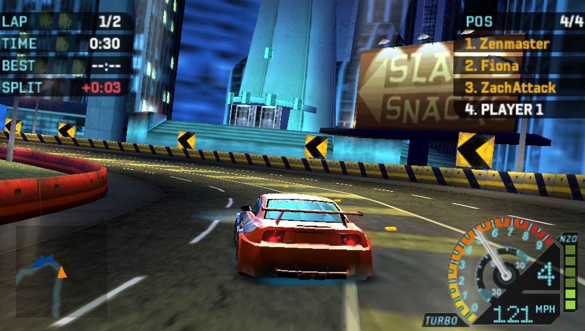 极品飞车：地下狂飙PSP游戏截图第9张