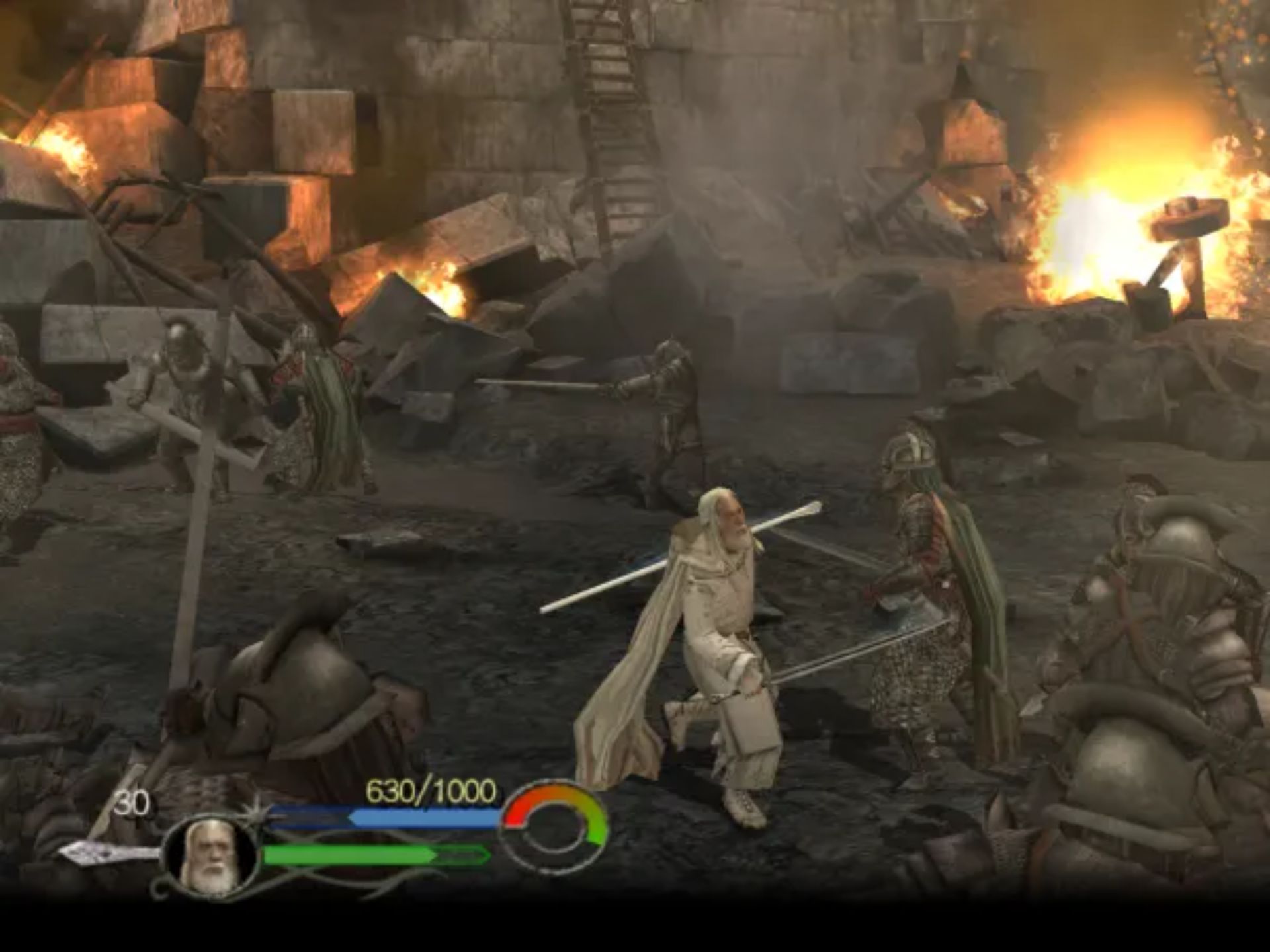 指环王／魔戒：王者归来PS2游戏截图第3张