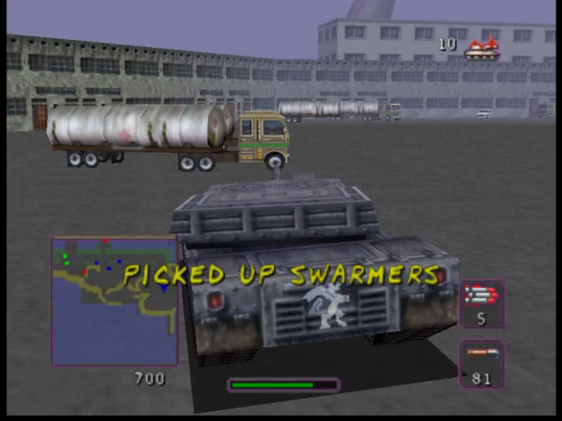 坦克大战：世界公敌N64游戏截图第10张